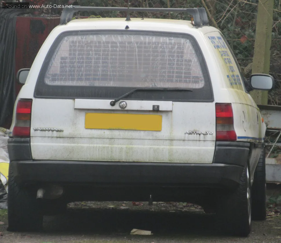 Vauxhall Astra Astravan Mk III 1.6i (71 лс) 1994 - 1996