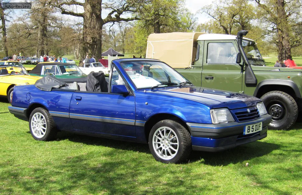 Vauxhall Cavalier Cavalier Mk II Convertible 1800i (112 лс) 1985 - 1988