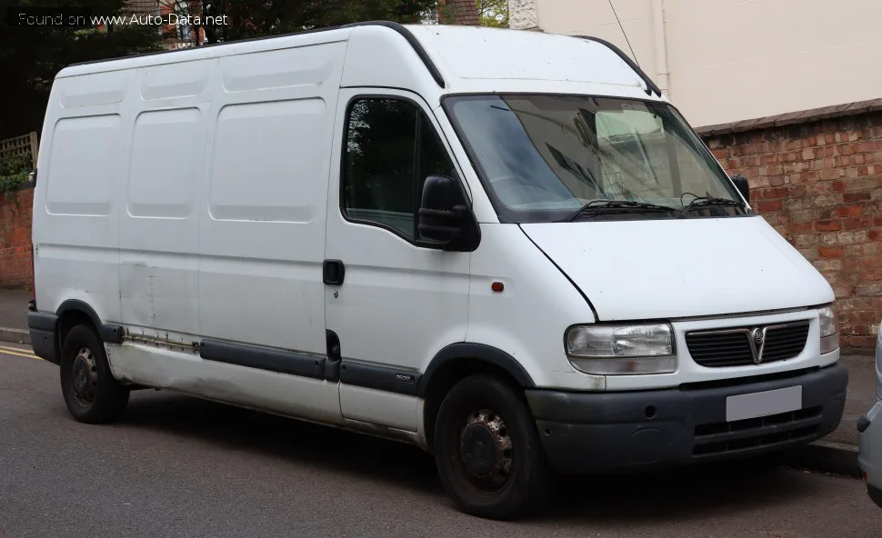 Vauxhall Movano Movano LWB (facelift 2003) 3500 2.5 CDTI 16V (115 лс) 2003 - 2006